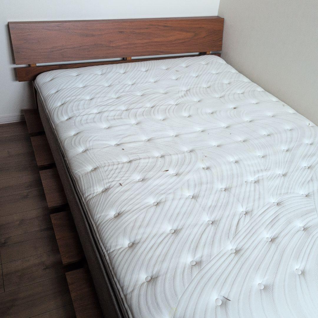 ベットフレーム　ベットマットレス　ダブルベット