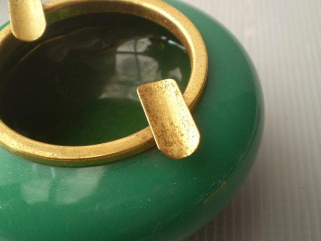 レトロモダン 昭和 ビンテージ 綺麗な灰皿＆タバコケース。