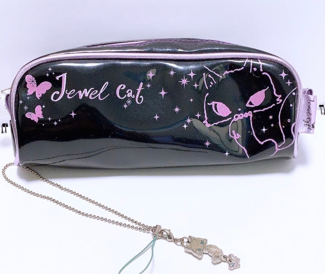 激レア　ジュエルキャット　筆箱　ストラップ　サンエックス　平成レトロ