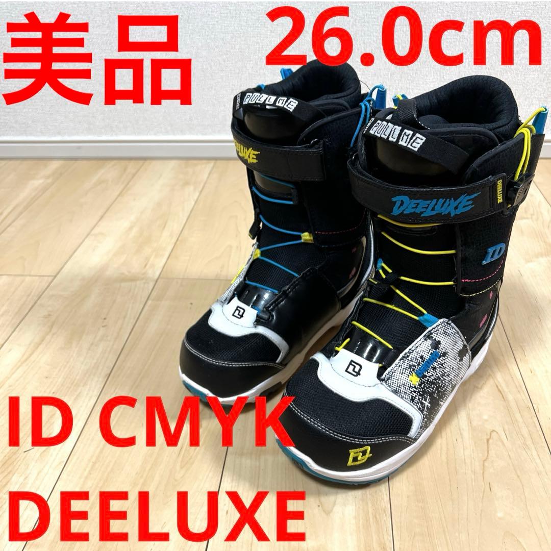 【美品_即日発送】DEELUXE スノボブーツID CMYK 26.0cm