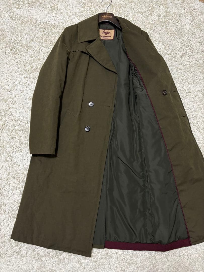Sealup シーラップ 中綿入りタイロッケンコート ラップコート 44