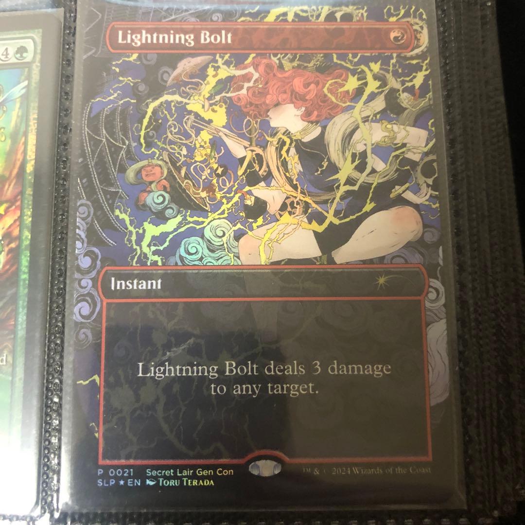 稲妻 FOIL　Secret Lair プロモ　英語　MTG （最終)