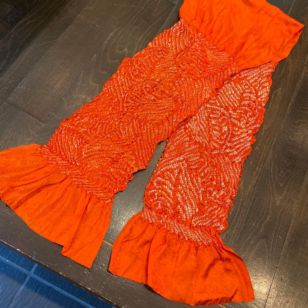 アンティーク 七五三 七歳 大きめ 大正ロマン 着物 帯 小物一式 フルセット