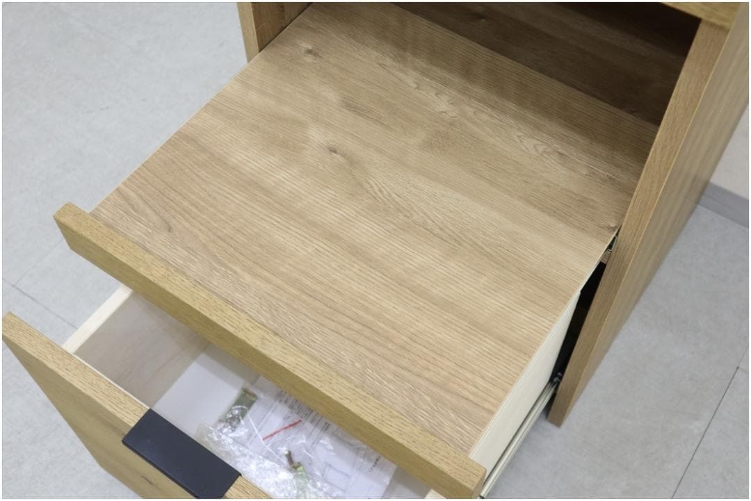 unico ウニコ ADDAY アディ デスクチェスト オープン 木製 オーク材