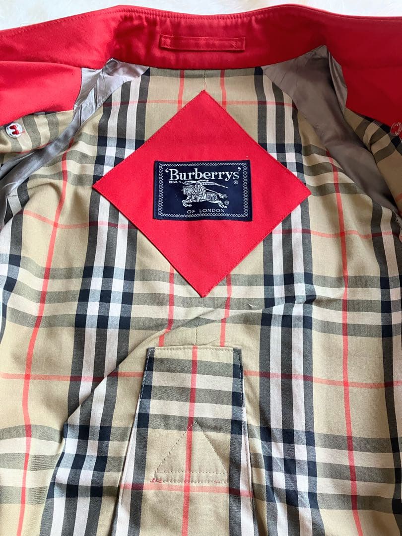 Burberrys OF LONDON 希少カラー トレンチコート ヴィンテージ