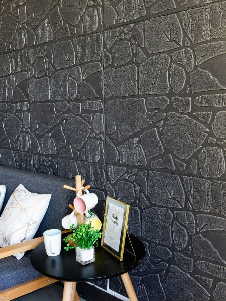 20枚3 d立体壁貼り砂岩自己接着壁紙レンガ紋テレビ背景壁枕元装飾