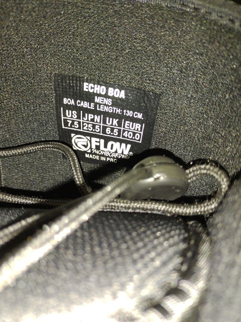 スノーボードブーツFLOW ECHO BOA 25.5cm
