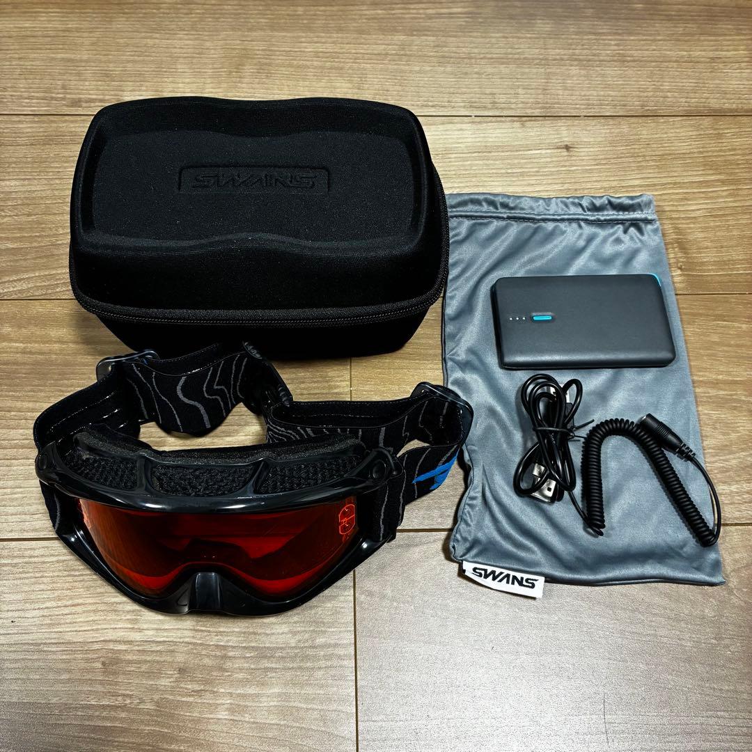 SWANS 電熱ゴーグル　❷スワンズ　サングラス　ゴーグル　スキー　登山