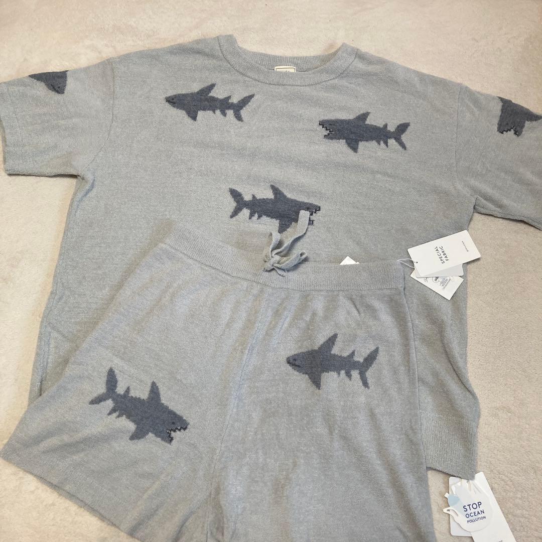 ジェラートピケ　ルームウェア　シャーク