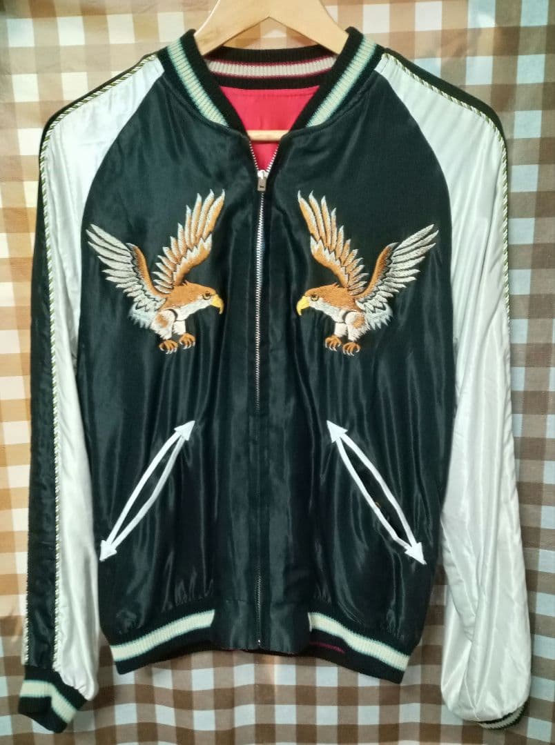 美品 テーラー東洋 リバーシブル スカジャン Mサイズ