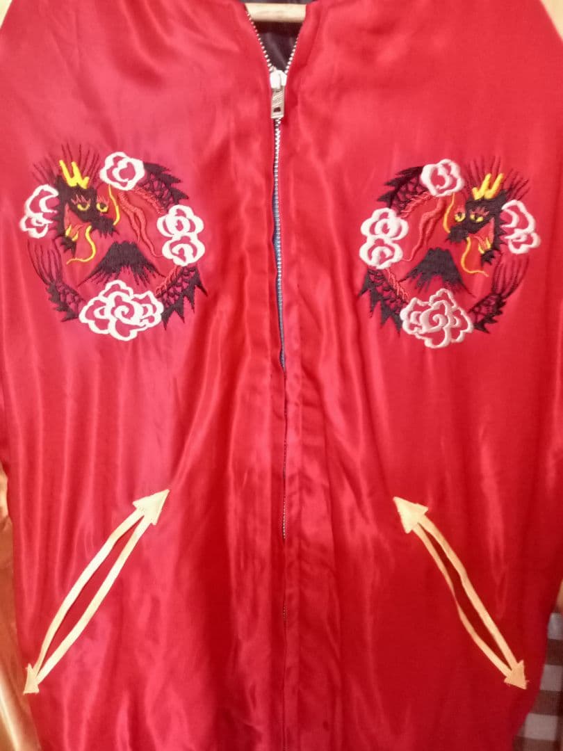 美品 テーラー東洋 リバーシブル スカジャン Mサイズ