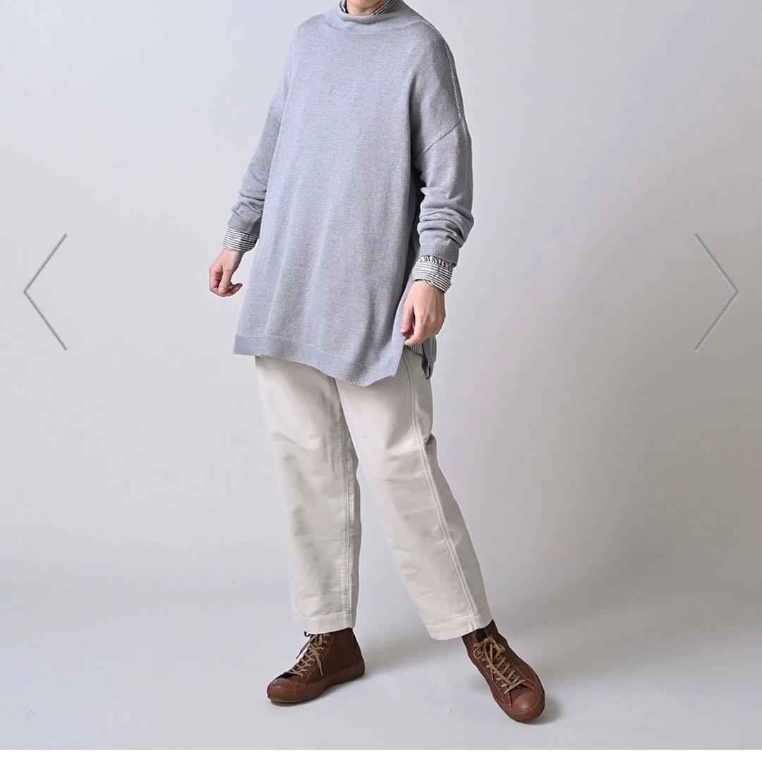 【美品】45r ローゲージ超ガーゼのチュニック タグ有り