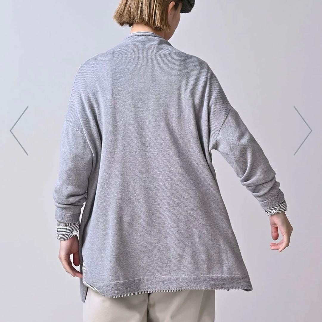 【美品】45r ローゲージ超ガーゼのチュニック タグ有り