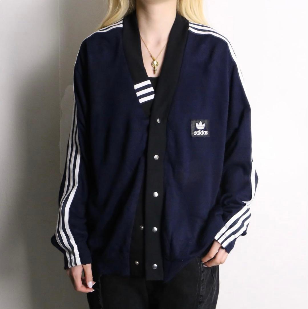 一点物　re:re:garden カーディガン リメイク品　ネイビー