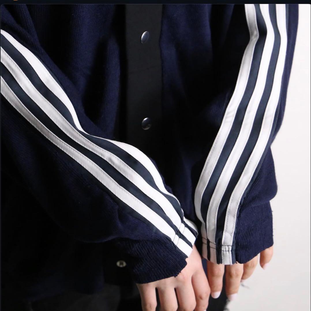 一点物　re:re:garden カーディガン リメイク品　ネイビー