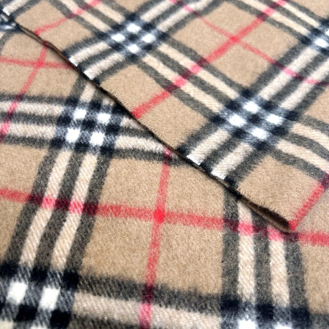 極美品✨Burberry マフラー ノバチェック カシミヤ 100% 英国製