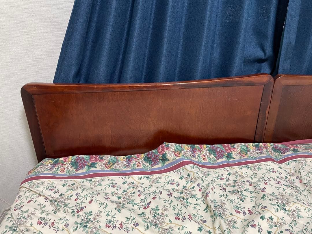 木製シングルサイズベッドフレーム2台