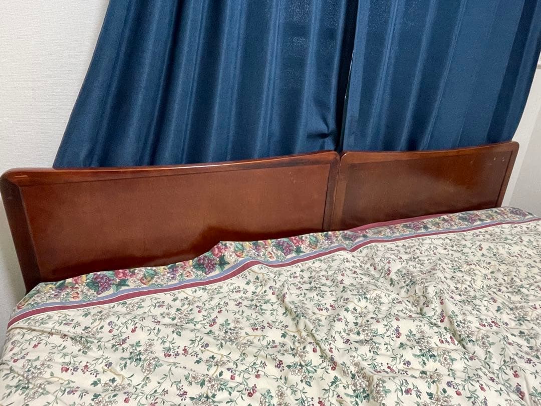 木製シングルサイズベッドフレーム2台