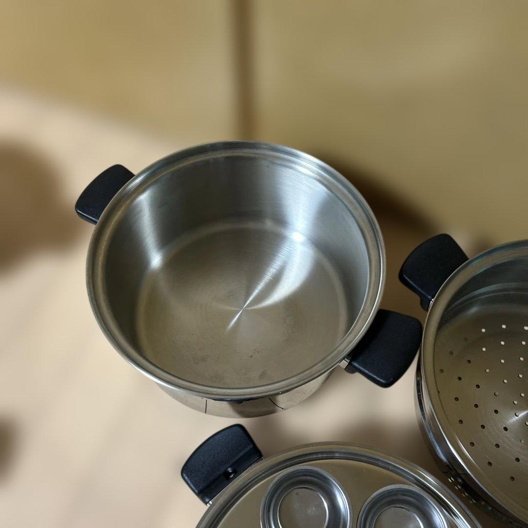 Amway ステンレス ダブルボイラーセット