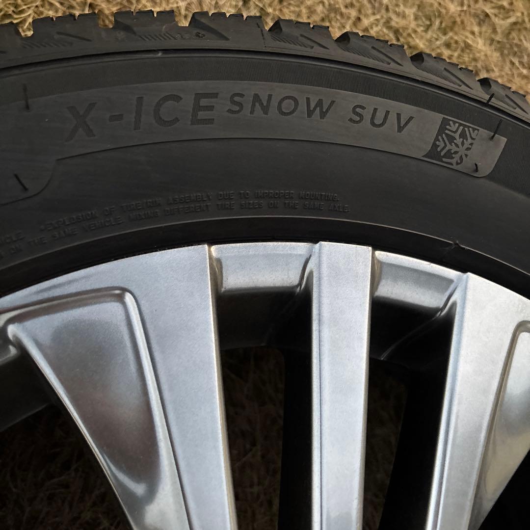 80ハリアー19インチ純正ホイール ミシュランスタッドレスX-ICE 