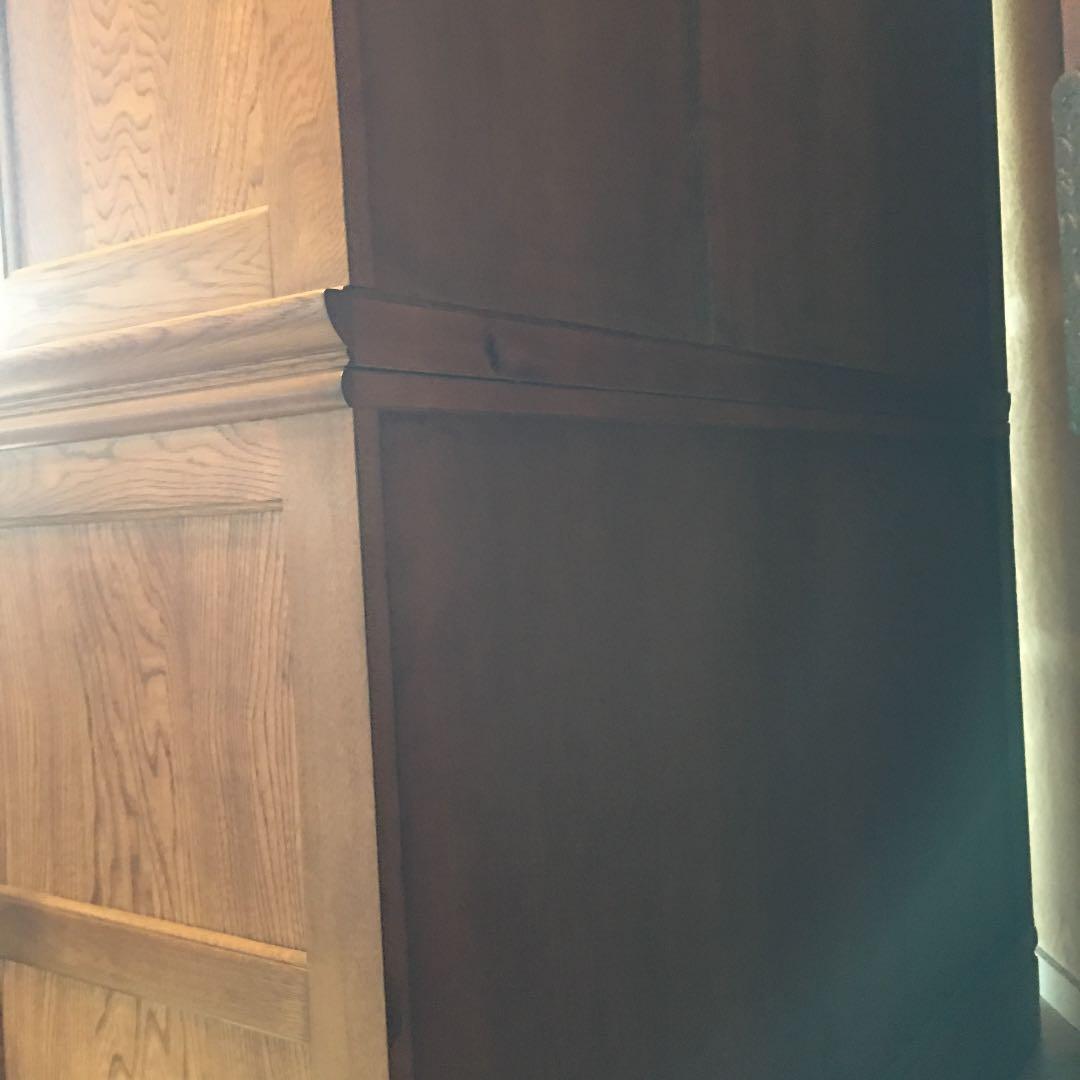 食器棚　オーク材　旭川 近藤工芸　無垢材