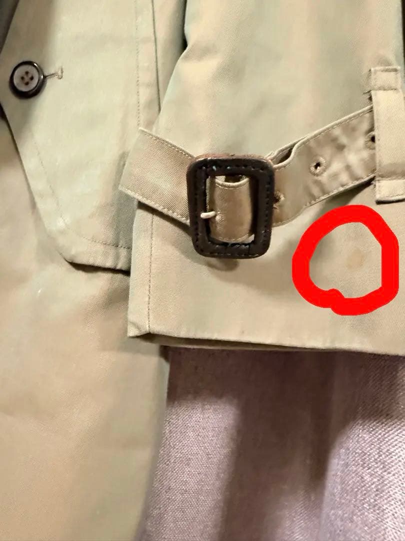 ★訳あり品 80〜90's バーバリー ヴィンテージトレンチコート