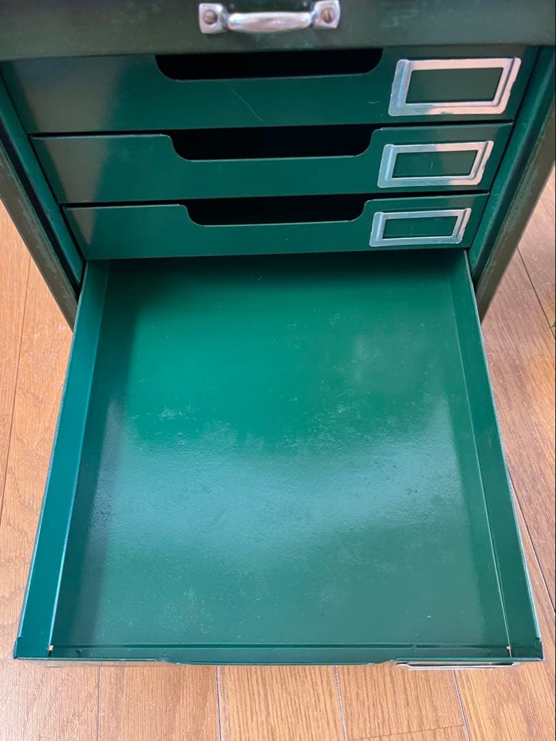 ヴィンテージ　WAKO スチールチェスト　シャッター　インダストリアル　工業系