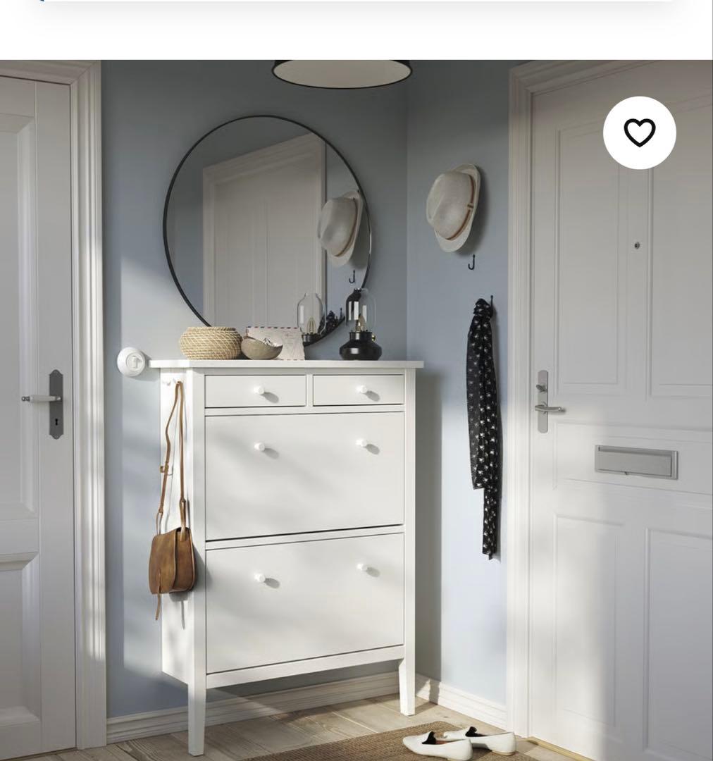 IKEA グラベリ　シューズボックス　グレー