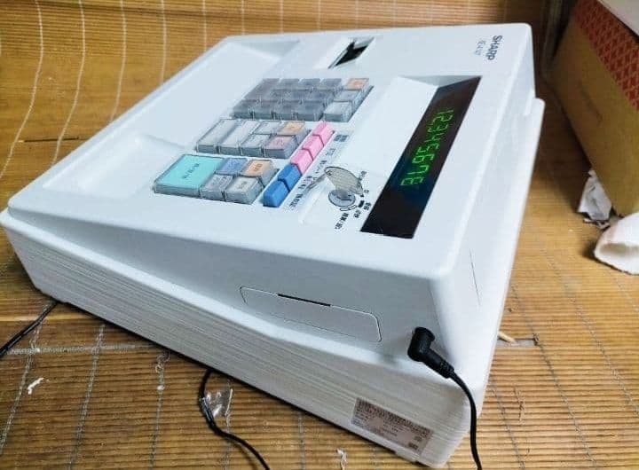 シャープレジスター　XE-A147　PC連携売上管理フル設定無料　000662