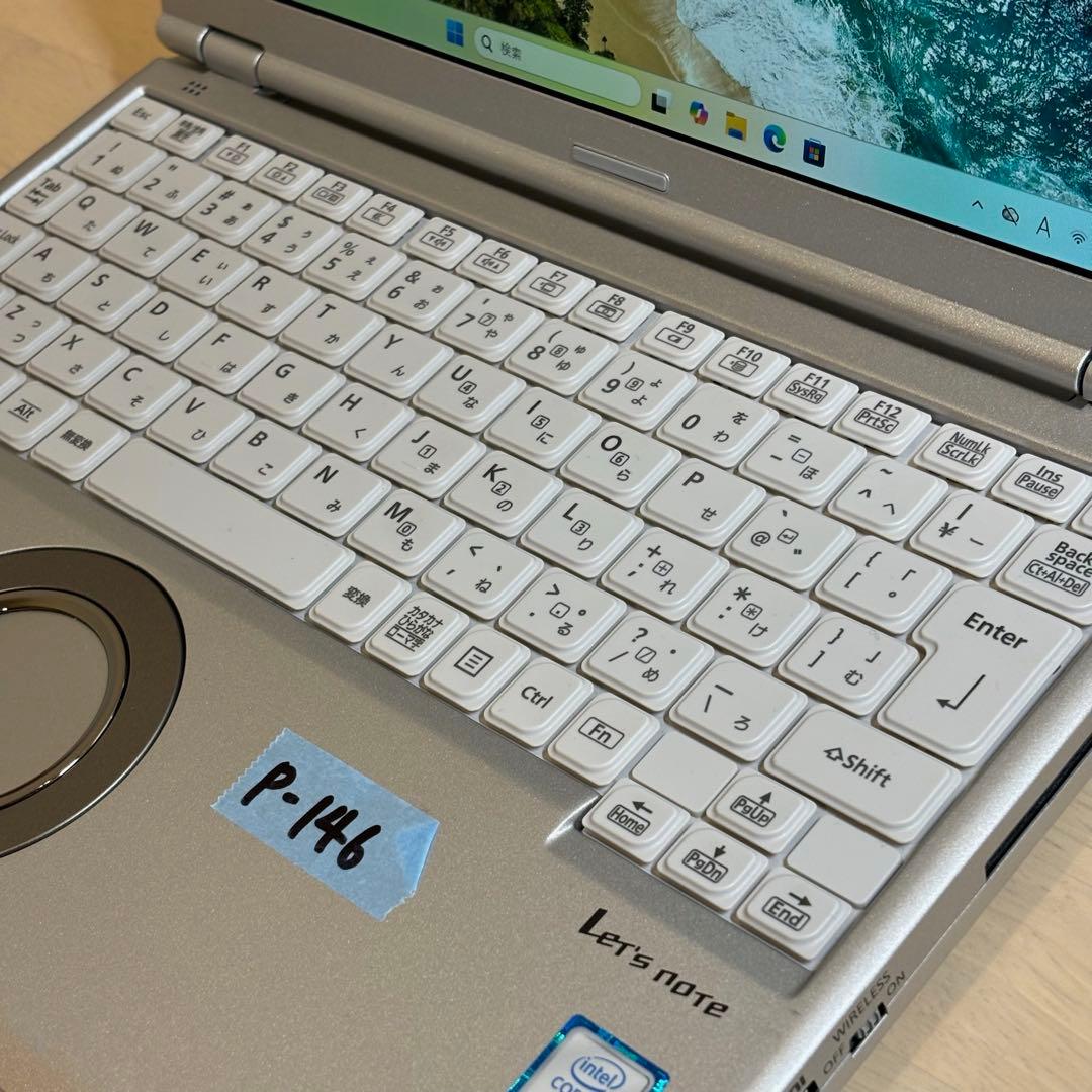 レッツノート PC Windows11 SSD DVD オフィス付き P-146