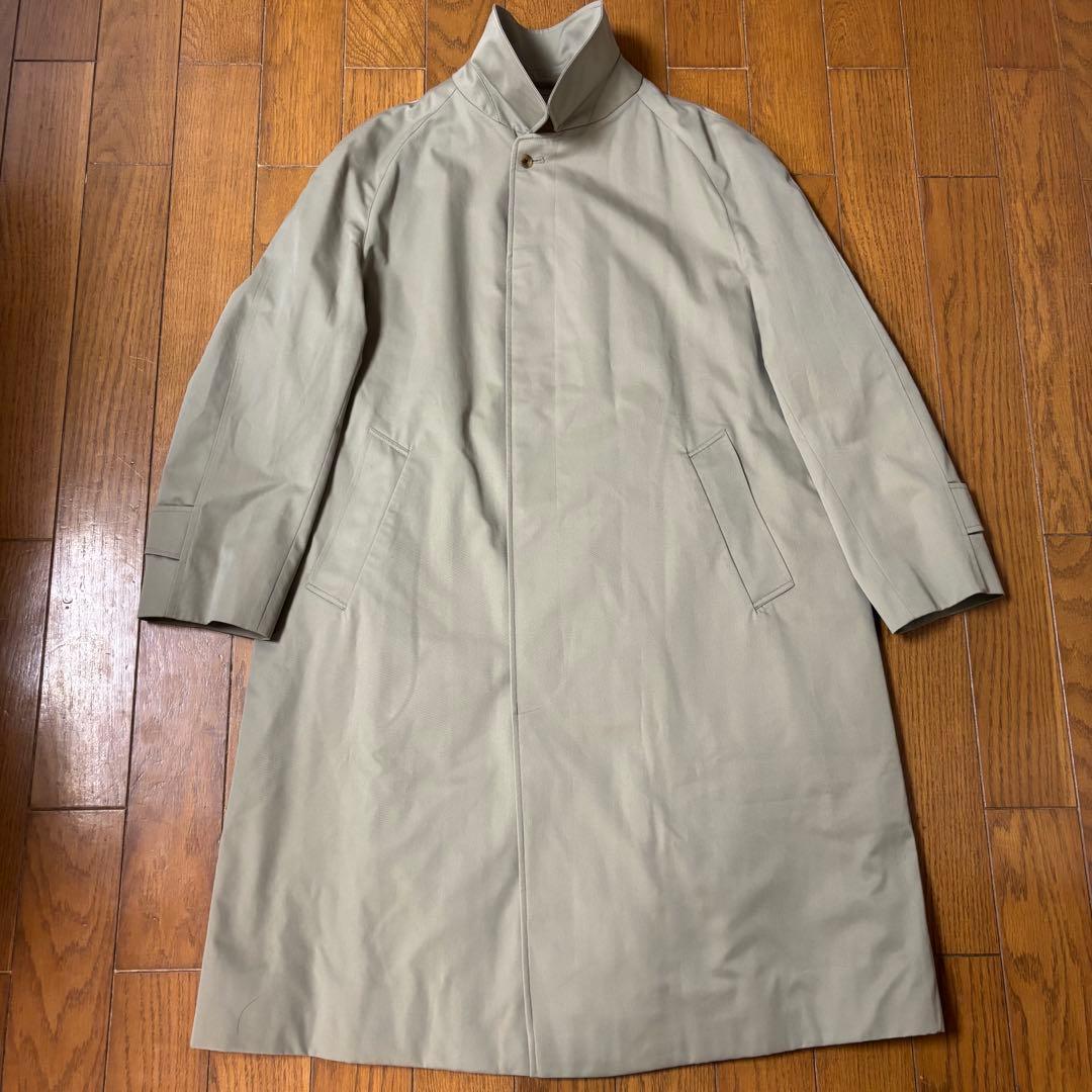 【未使用】Aquascutum イングランド製　ステンカラーコート　ヴィンテージ