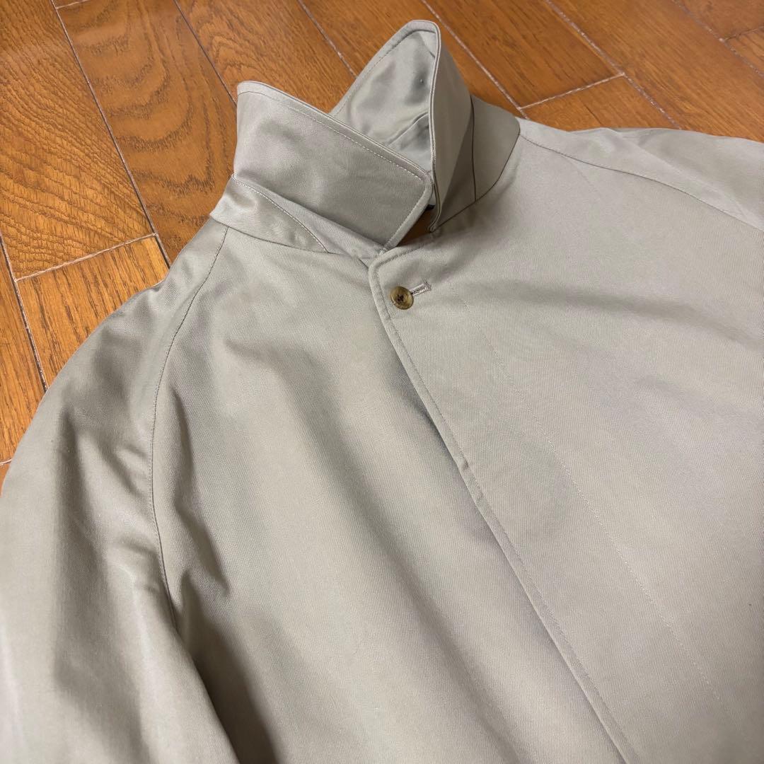 【未使用】Aquascutum イングランド製　ステンカラーコート　ヴィンテージ