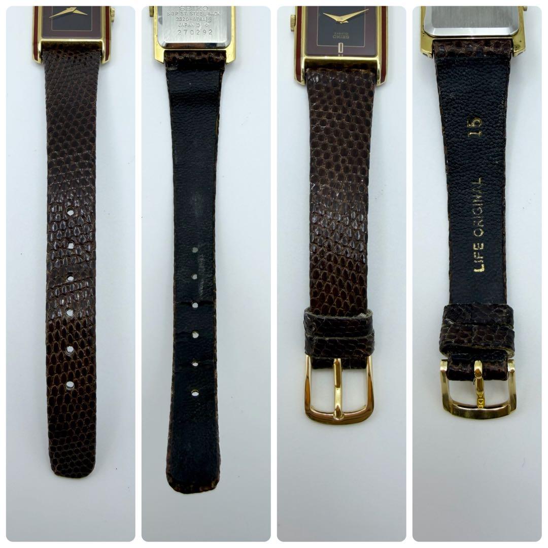 【稼働 新品電池】 セイコー クオーツ レディース 腕時計 2320-678A