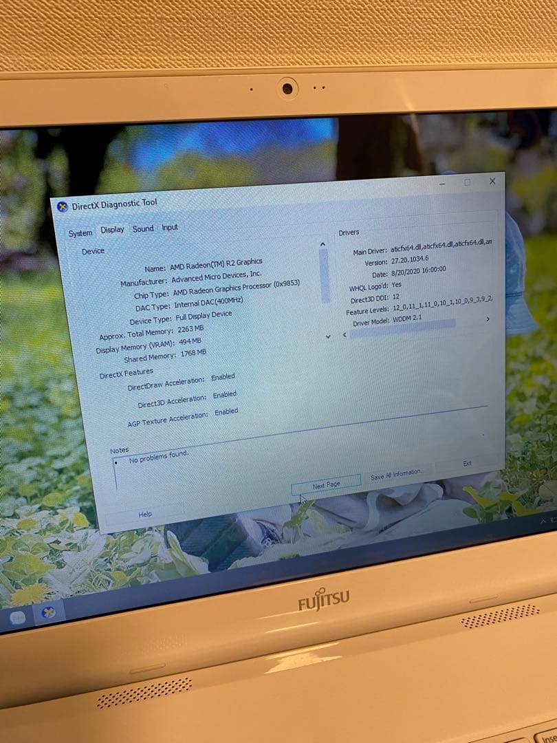 Windowsノート本体 FUJITSU LIFEBOOK AH30/X SSD 256GB