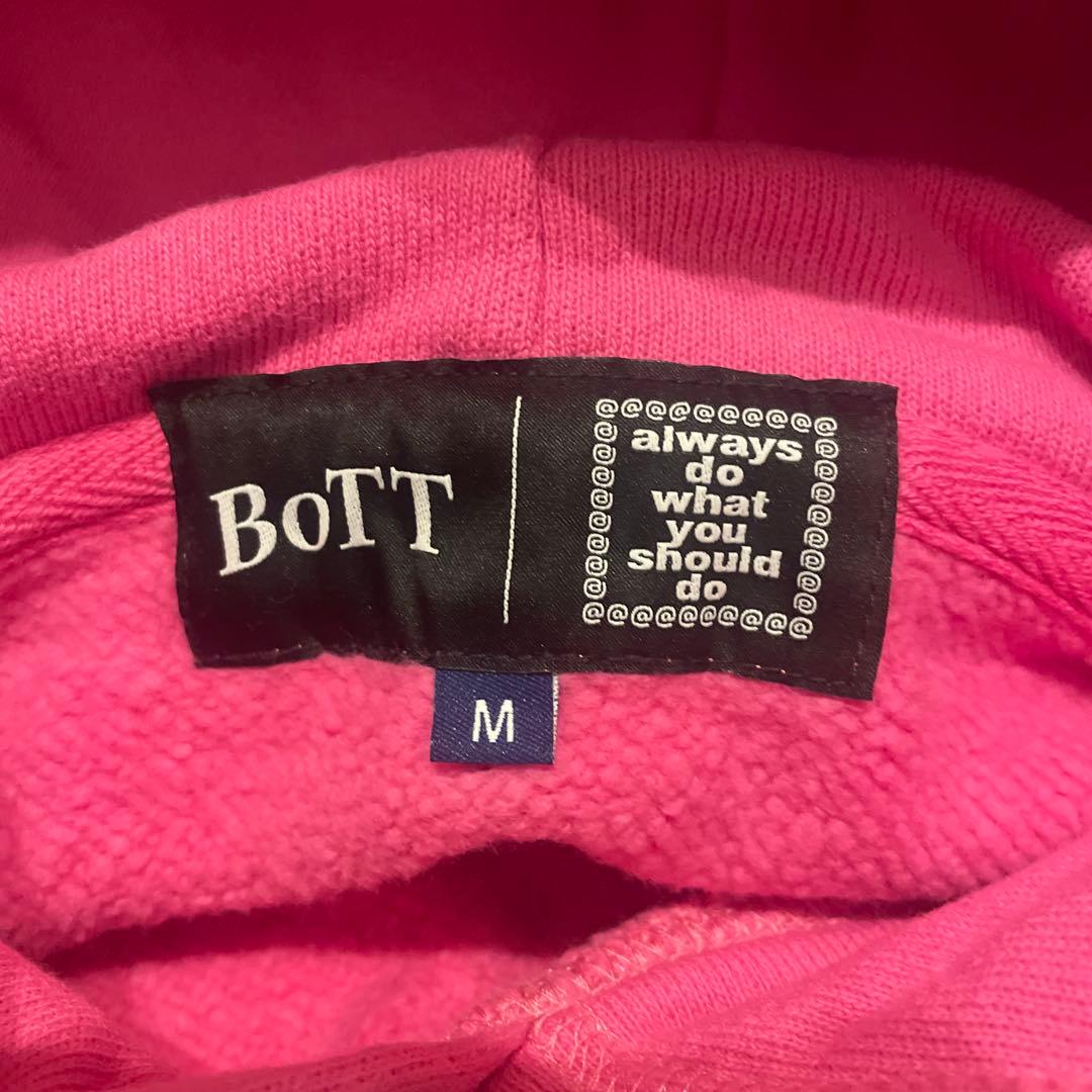 BoTT ピンク フード付きパーカー Mサイズ
