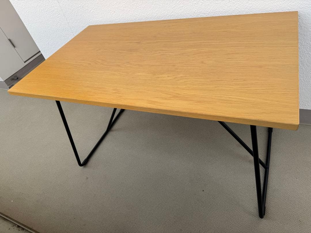 無印良品　オーク材　木製 折りたたみテーブル　120cm