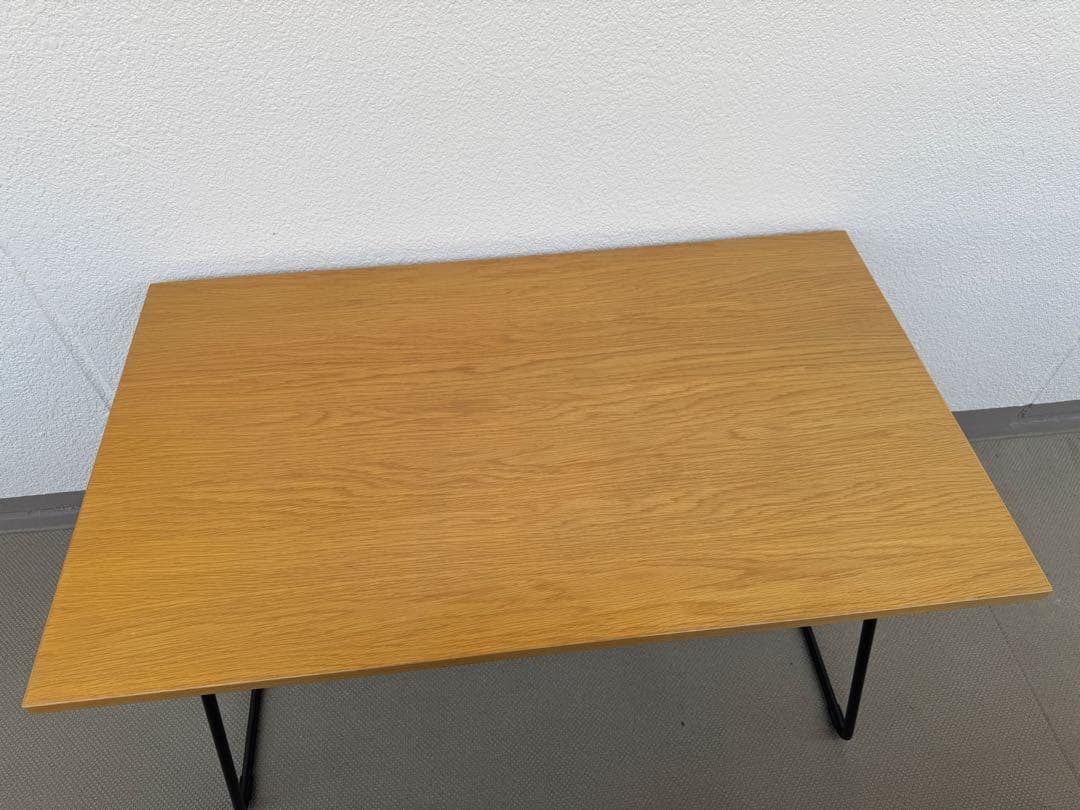 無印良品　オーク材　木製 折りたたみテーブル　120cm