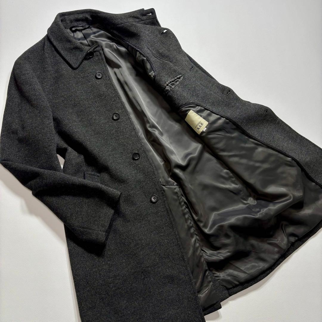 A.A.R ヨウジヤマモト DURBAN ステンカラーコート アンゴラ グレー