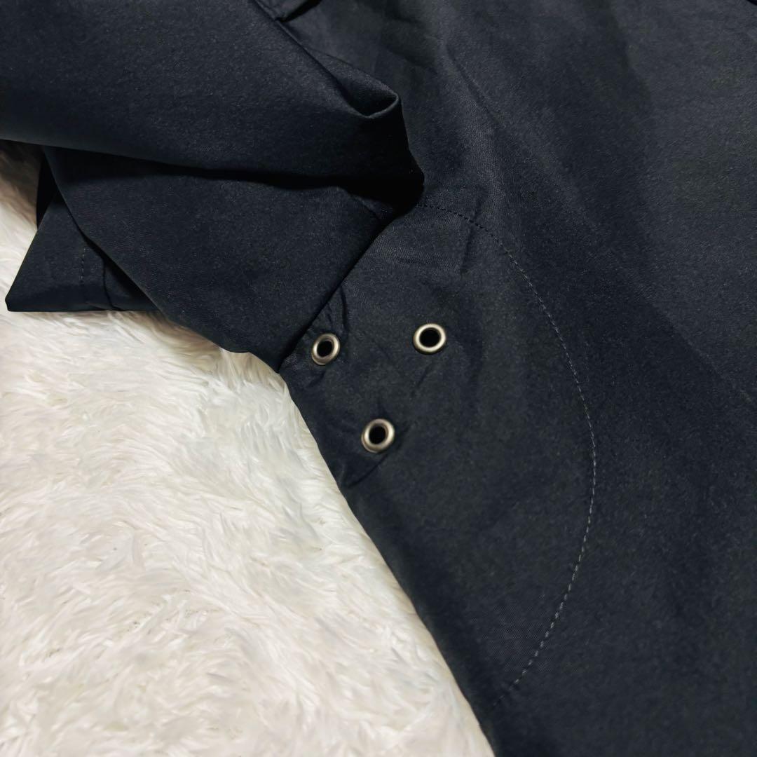 美品 バーバリー ブラックレーベル ステンカラーコート ノバチェック ブラック