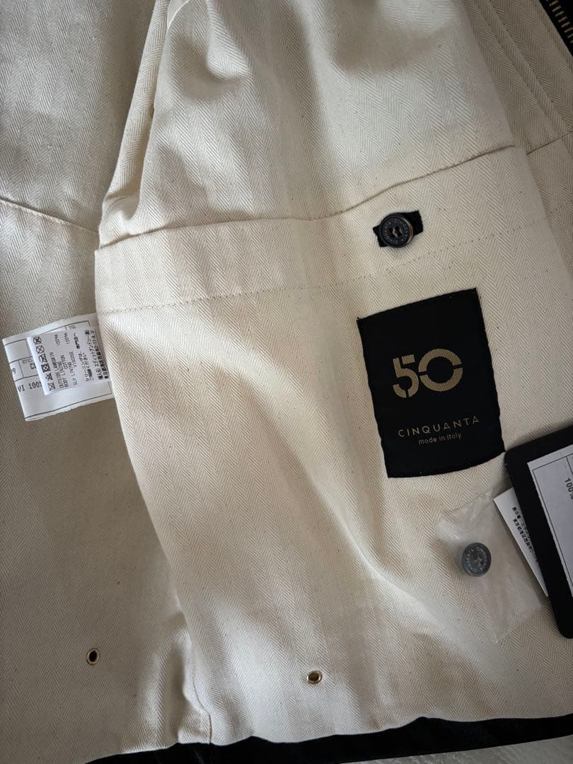 ドゥーズィエムクラス　CINQUANTA レザーブルゾン　タグあり