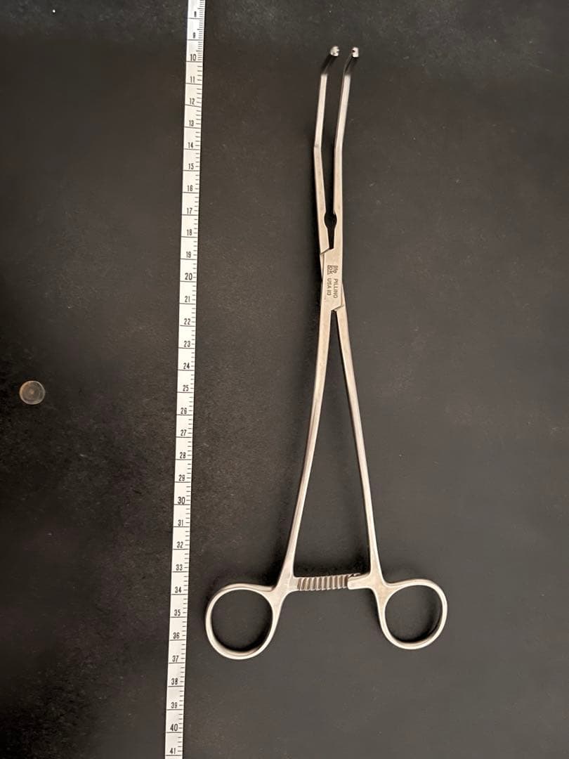 【値下OK】PILLING 大動脈遮断鉗子　ドゥベーキタイプ　27cm