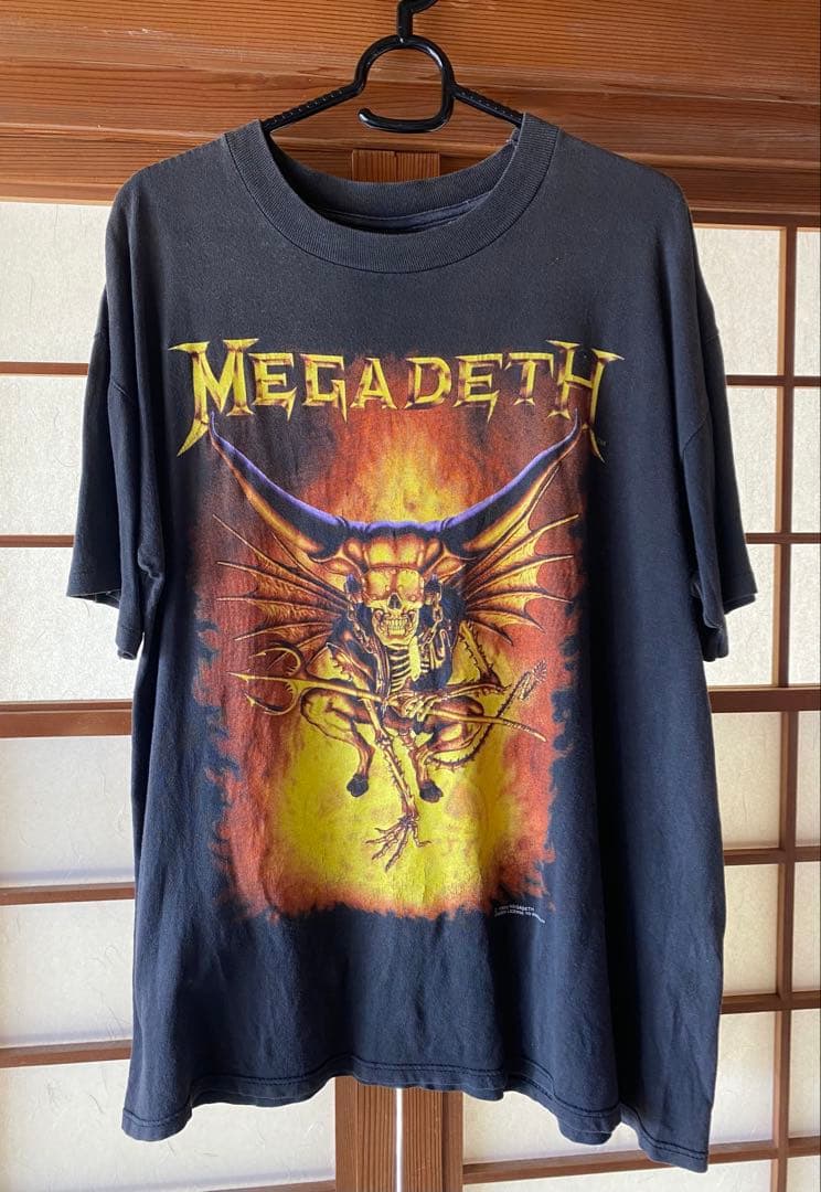 MEGA DETH 1993 ビンテージ　size:Ｌ　シングルステッチ