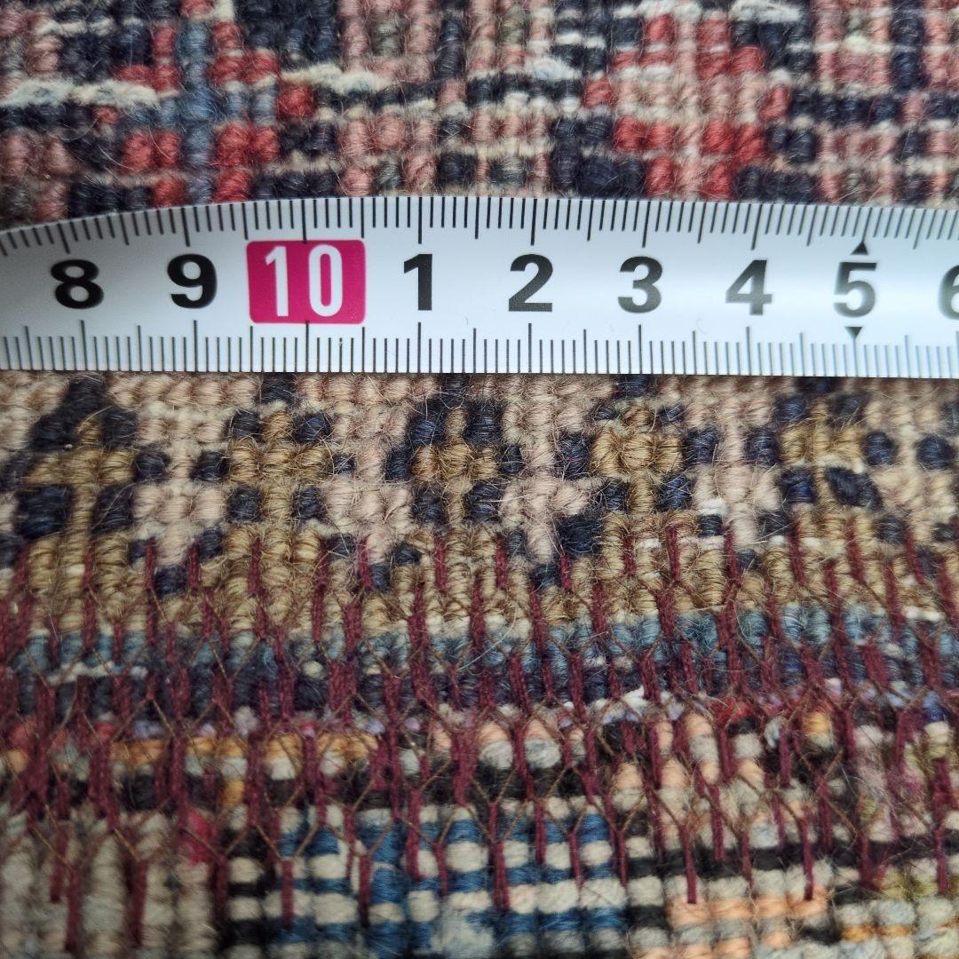 ペルシャ絨毯 パッチワーク アンティーク 150x94 手織り クリーニング済み