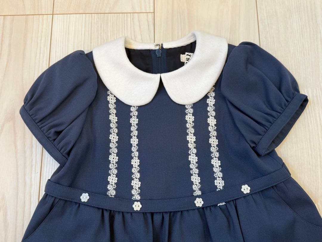 カリニッシモ 半袖ワンピース オーダー お受験 100cm相当