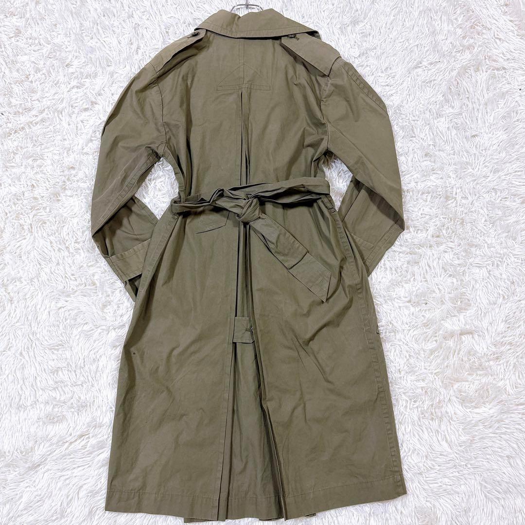 極美品 MADISONBLUE トレンチコート カーキ ロング丈 ベルト付 春秋