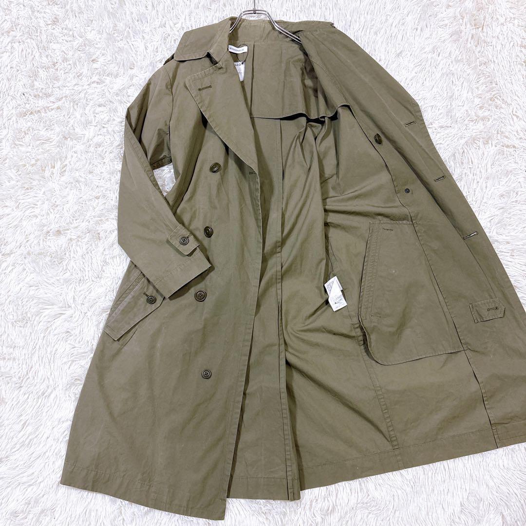 極美品 MADISONBLUE トレンチコート カーキ ロング丈 ベルト付 春秋
