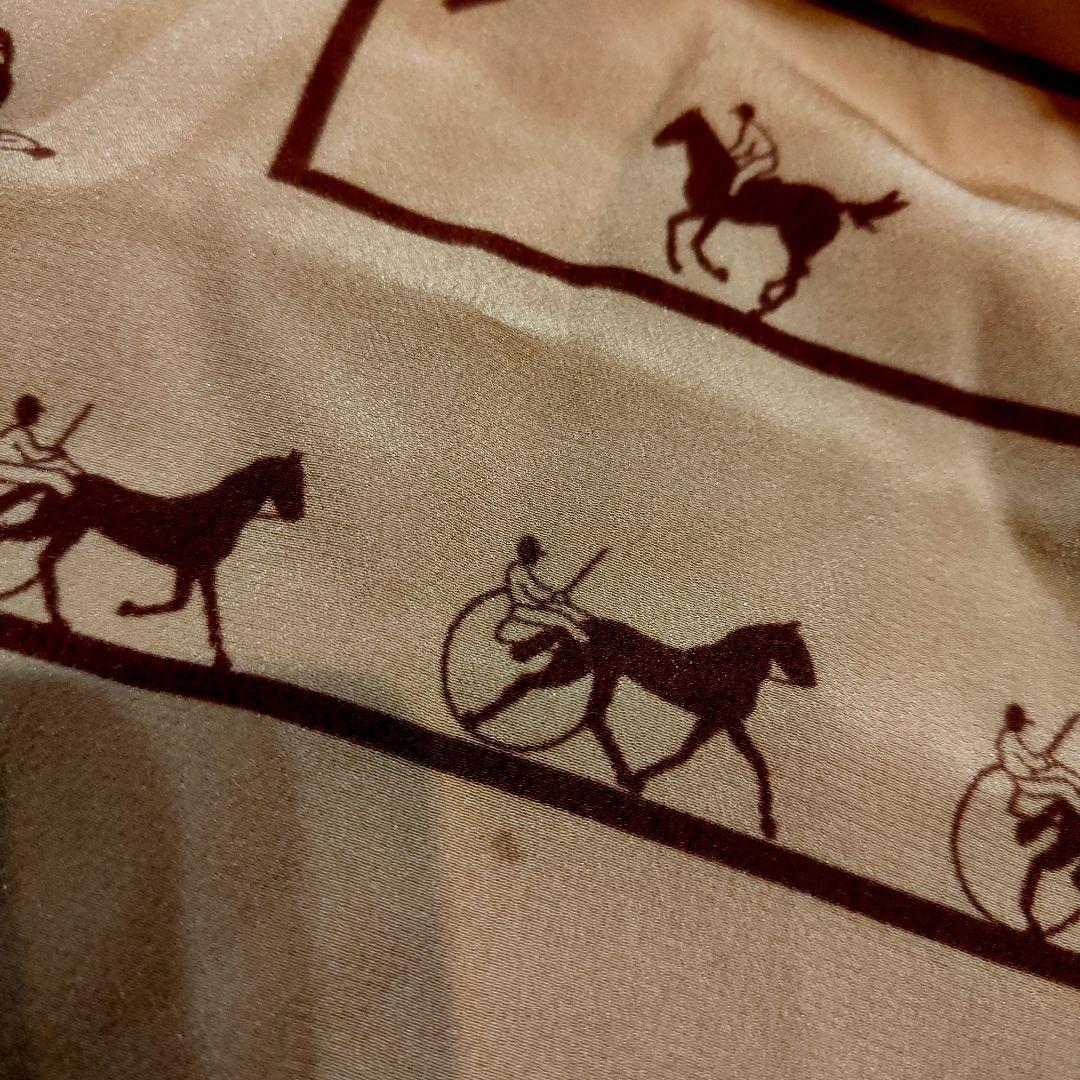 HERMES/エルメス カレ 馬術 シルク スカーフ 83cm角