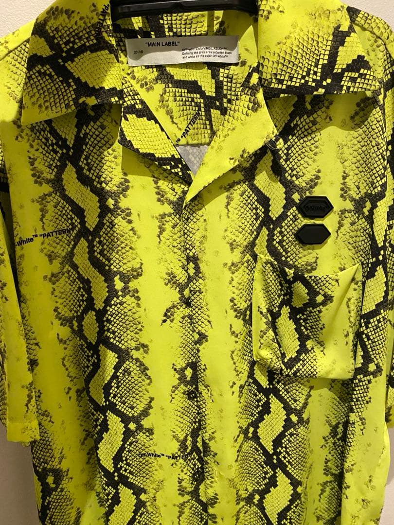 サイズXL off-white snakeshirt