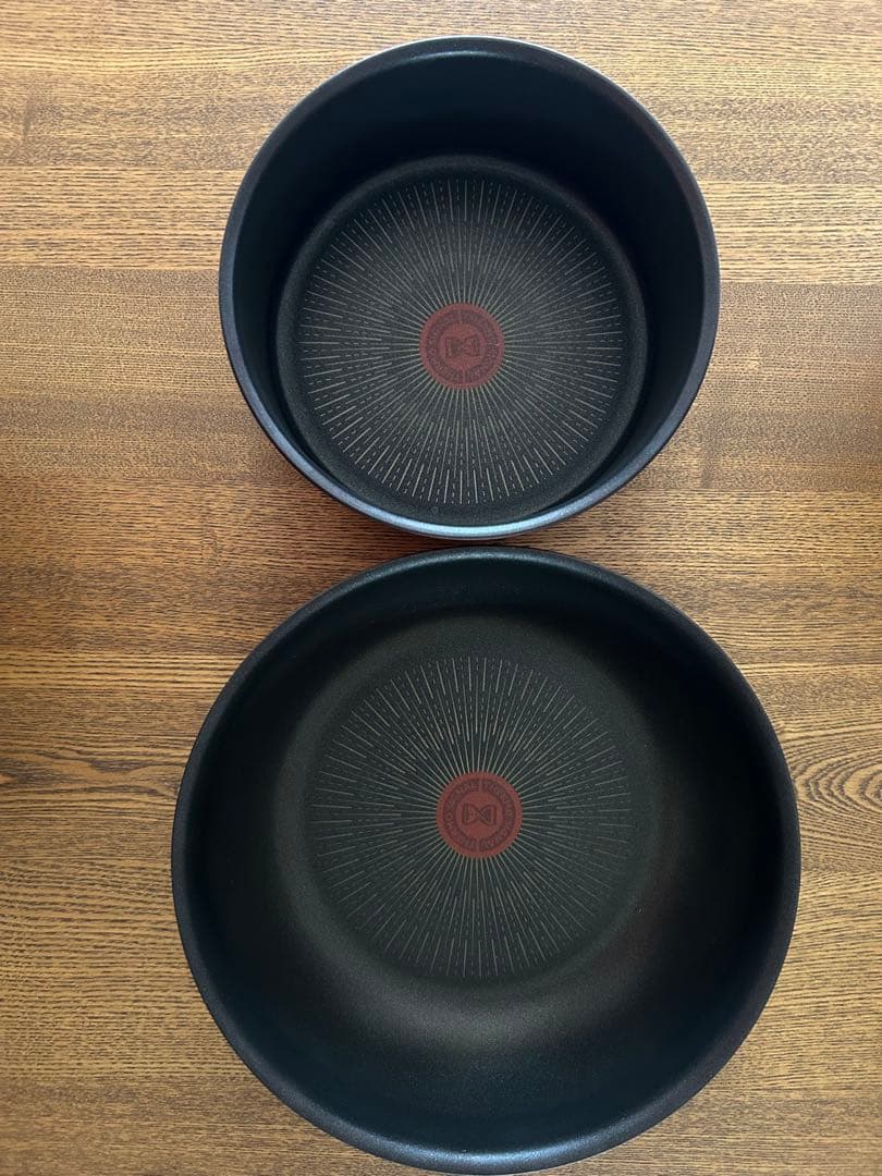 T-fal6倍長持ち　ウォックパン26 ソースパン20 バタフライガラスぶた20