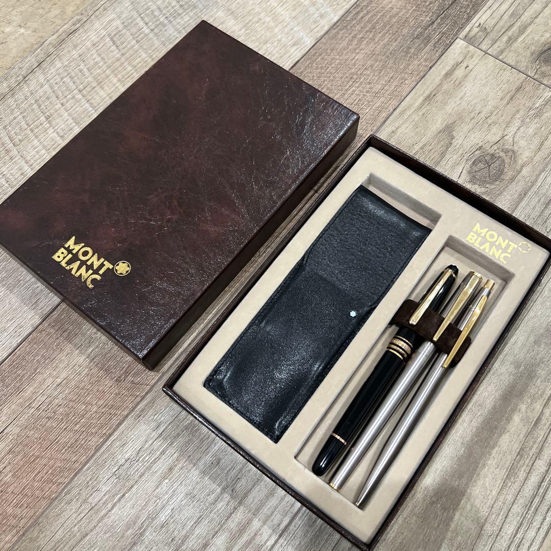 Montblancモンブラン 万年筆 シャープペンシル ボールペン3本セット
